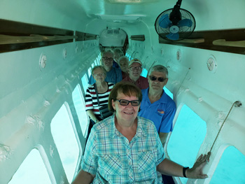 Glass-bottom Semi-sub boat tour