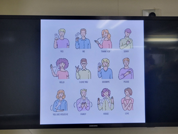 Sign Language for crew