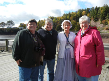 Enjoying the time in St. Martins with our local tour guide