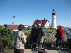 Cape Elizabeth with the oldest lighthouse in Maine