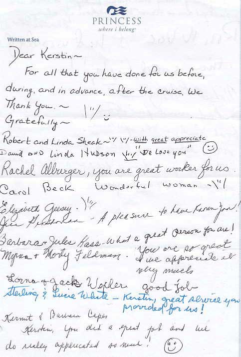 Appreciation Letter from my clients