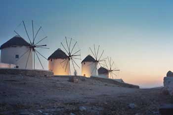 Windmills in Mykonos