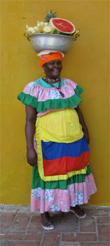 Street Vendor in Cartagena