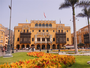 City Center of Peru's capital, Lima