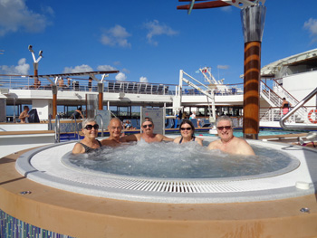 On board the Celebrity Summit